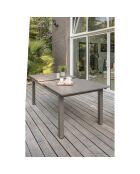 Zahara Gartentisch, ausziehbar, Taupe, 180/240x100x77 cm