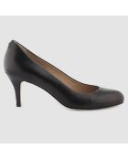 Escarpins en Cuir Jenni noirs - Talon 6 cm