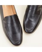 Mocassins en Cuir Viveca noirs