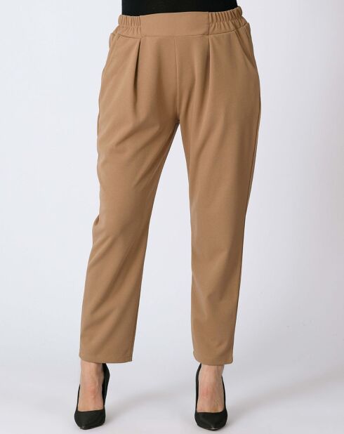 Pantalon Lana camel
