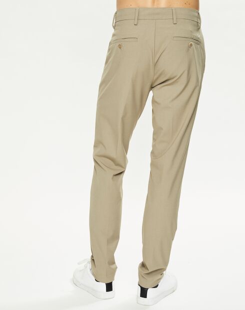 Pantalon Smart 360 Flex Slim Fit beige foncé