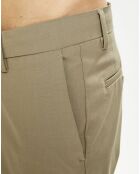 Pantalon Smart 360 Flex Slim Fit beige foncé