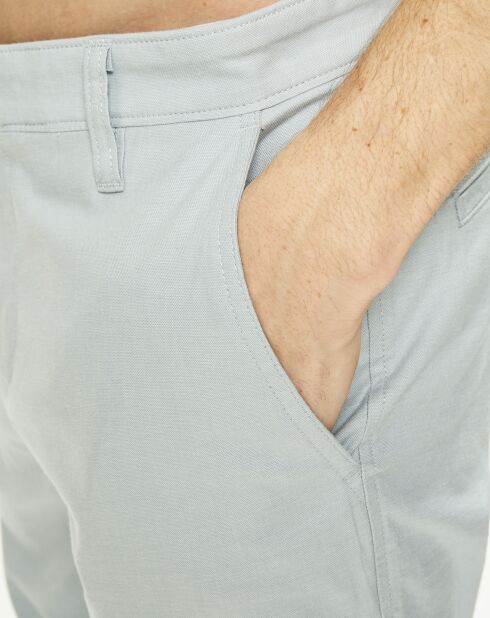 Pantalon Casual Chino Tapered Fit bleu clair