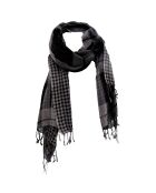 Écharpe 100% Laine Arturo gris anthracite - 65x190 cm