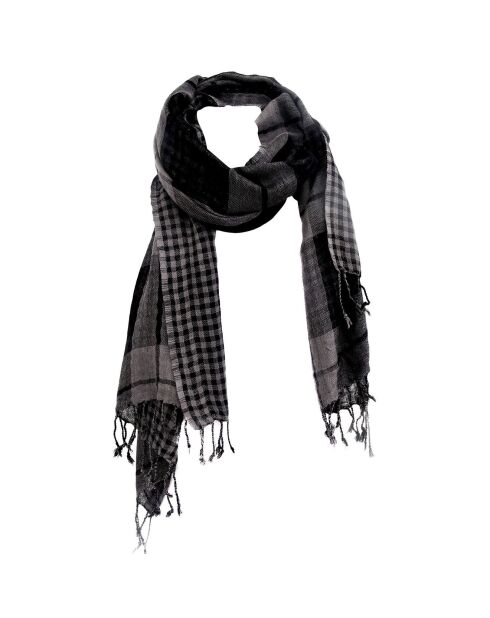 Écharpe 100% Laine Arturo gris anthracite - 65x190 cm
