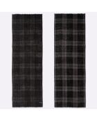 Écharpe 100% Laine Arturo gris anthracite - 65x190 cm