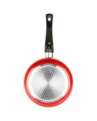 Rode inductiesteelpan met kersen - D.20 cm