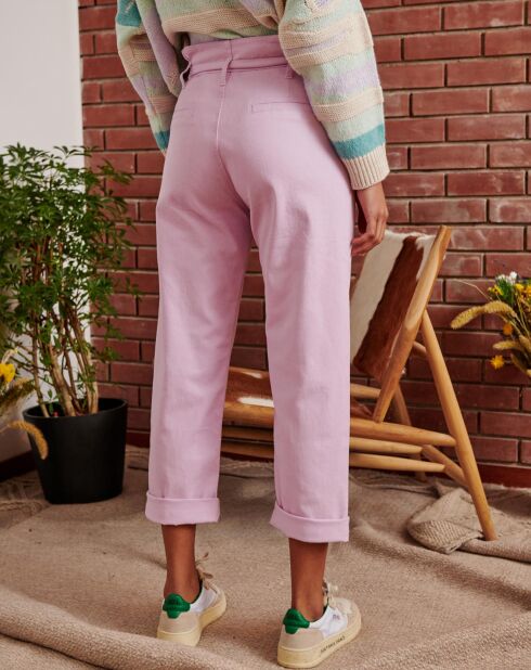 Pantalon Poeme rose