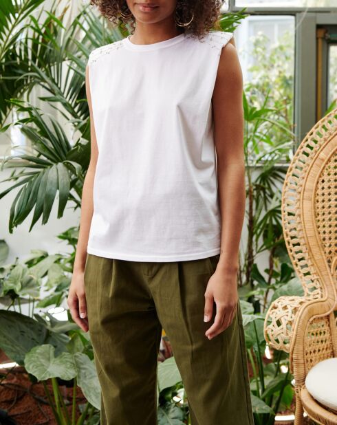 T-shirt bianca Tabata