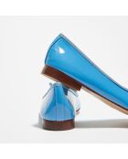 Ballerines en Cuir Vernis Irene bleu ciel