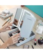 Miroir LED Pliable + Organisateur de maquillage 3-en-1 Panomir gris