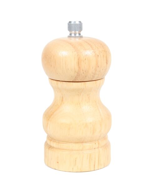 Macinapepe e sale piccolo in legno marrone/grigio - 4,9x10 cm