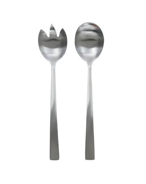 2 Couvert à salade gris - 21.2 cm