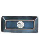 Coupelle rectangle Au Grès du temps bleue - 22x10 cm