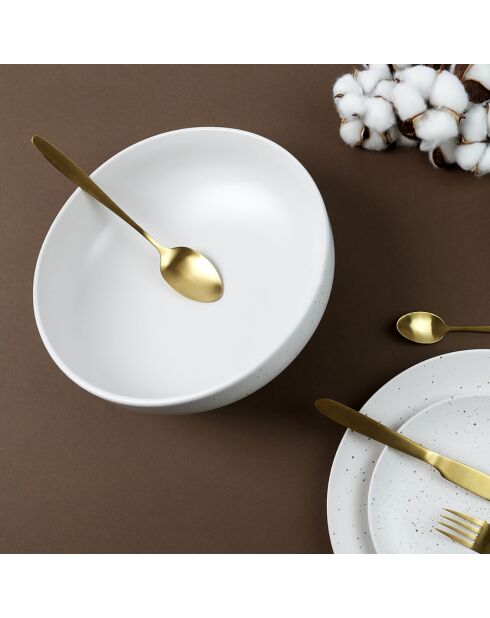 Saladier Portofino blanc/beige - D.25.2 cm