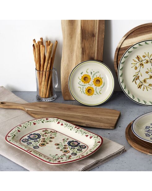 Plat de service Dolce Vita multicolore - 35.5x25.5x3.7 cm