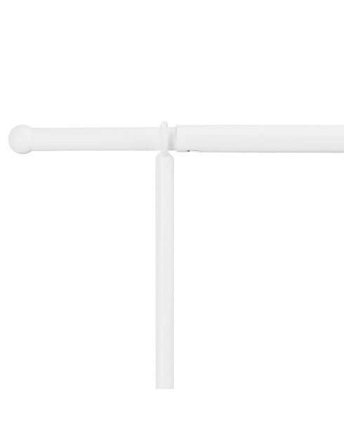 Barre déco de table ajustable blanche - 250x90 cm