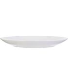 6 Assiettes en Porcelaine Liseré doré blanc/doré - D.27 cm