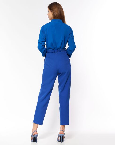 Pantalon Inès bleu