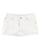 Short en jean Foxtail blanc