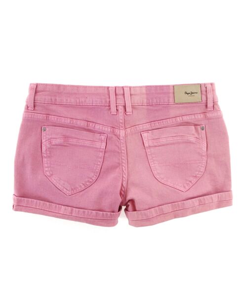 Short en jean Foxtail rose foncé
