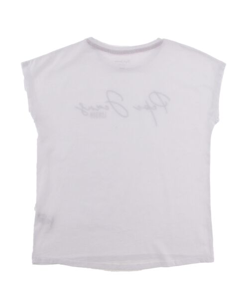 T-Shirt Nina en Coton logo écriture blanc