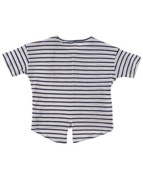 T-Shirt Marinière nieves bleu/blanc