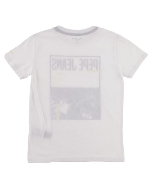 T-Shirt pepe print crispin blanc