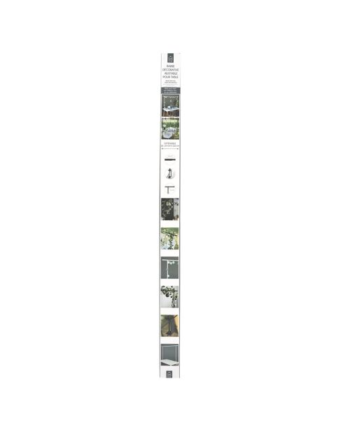 Barre déco de table ajustable blanche - 250x90 cm