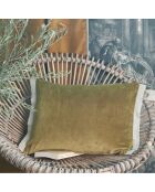 Fodera per cuscino Medicis verde oliva - 35x50 cm