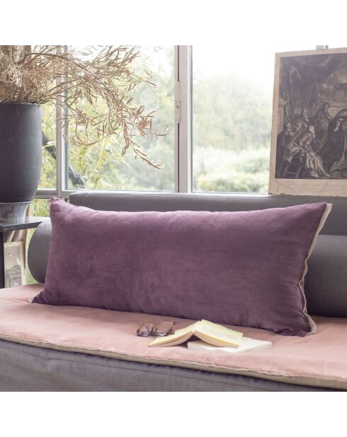 Kussenhoes Medicis paars - 45x100 cm