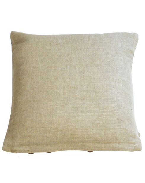 Funda de cojín Gipsy Tie & Dye negra - 40x40 cm