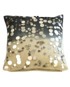 Gipsy Tie & Dye Kissenbezug, schwarz, 40 x 40 cm