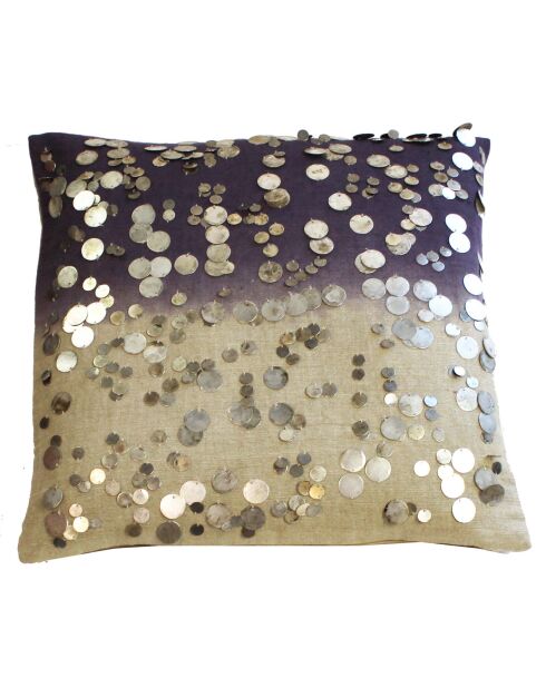 Paarse Tie & Dye Gipsy Kussenhoes - 40x40 cm