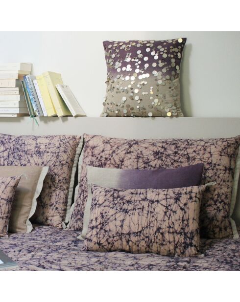 Paarse Tie & Dye Gipsy Kussenhoes - 40x40 cm
