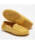 Mocassins en Velours de Cuir Miss Daim  jaunes