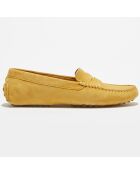 Mocassins en Velours de Cuir Miss Daim  jaunes