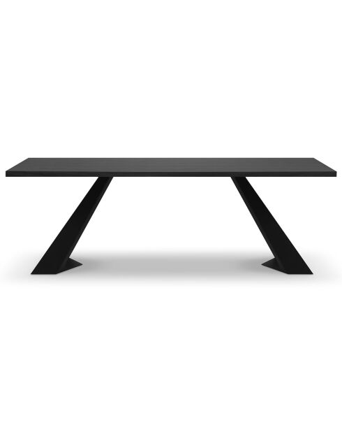 Table indus noire - 180x100x75 cm