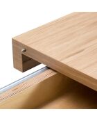 Table extensible Frida beige - 200/300x100x76 cm