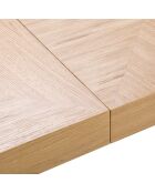 Table extensible Frida beige - 200/300x100x76 cm