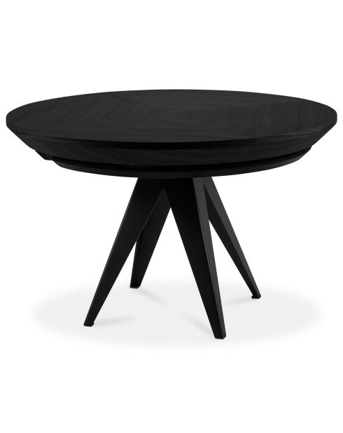 Table extensible Magnus noire - 120/220x120x76 cm