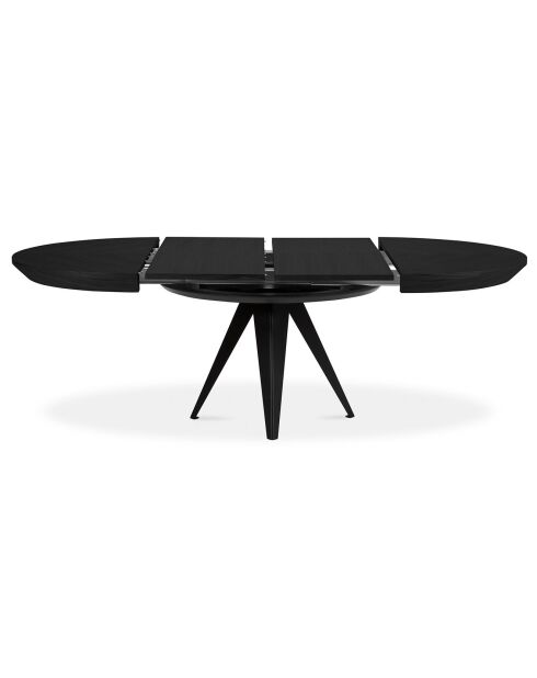 Table extensible Magnus noire - 120/220x120x76 cm