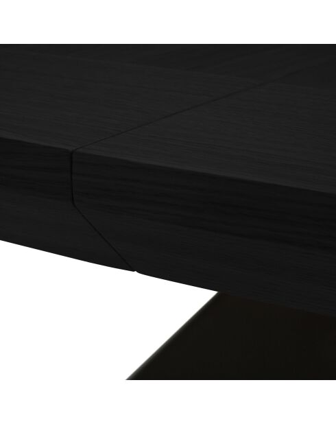 Table extensible Sky noire - 180/280x100x76 cm