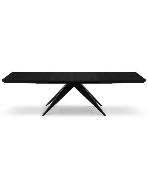 Table extensible Sky noire - 180/280x100x76 cm