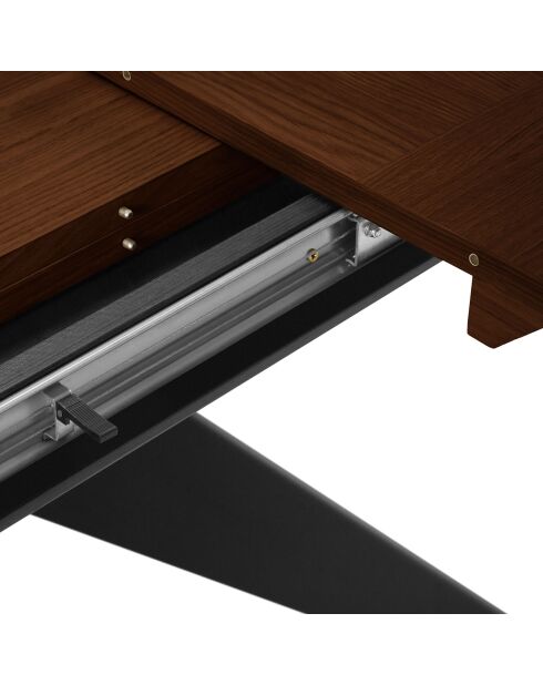 Table extensible Sky marron - 180/280x100x76 cm