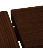Table extensible Sky marron - 180/280x100x76 cm