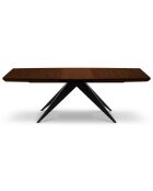 Table extensible Sky marron - 180/280x100x76 cm