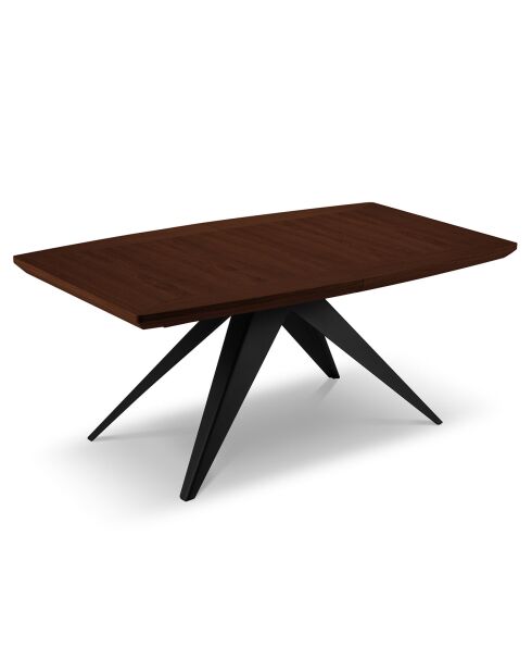 Table extensible Sky marron - 180/280x100x76 cm