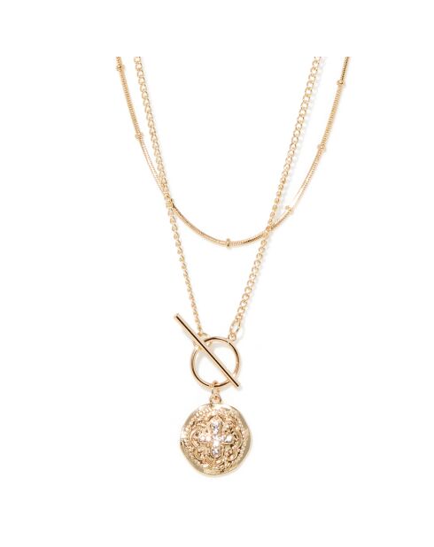 Collier Croix doré