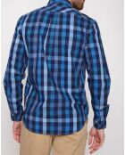 Chemise Galveston bleue